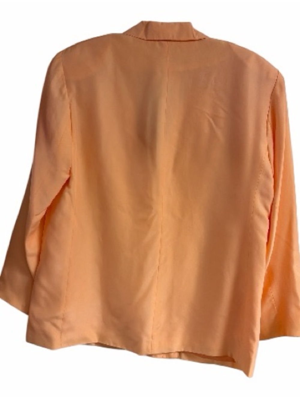 WINTER SILKS Peach Blazer Size L NWT - Picture 2 of 6